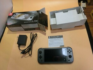 T【ラ4-23】【60サイズ】▲ニンテンドー スイッチ Lite ディアルガ・パルキア 本体セット/通電可/ジャンク扱い/※外箱傷み有