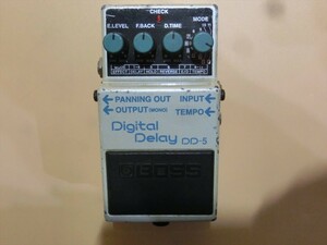 T[la4-72][60 size ]^BOSS Boss /DD-5 digital Delay effector / junk treatment /* scratch * dirt have 