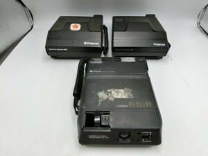 T[li4-22][80 size ]^ Polaroid camera 3 pcs. set / spec k tiger system MB* Mr. handy / junk treatment /* scratch * dirt * damage have 