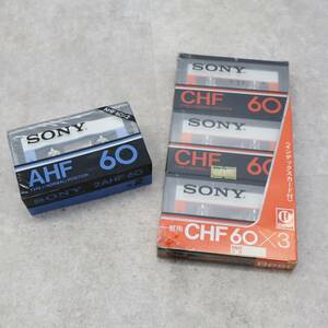 ∨ 未開封｜未使用カセットテープ　5本まとめ｜SONY ソニー AHF 60 CHF 60 ｜ ■P0850
