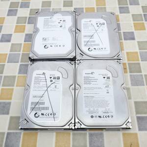 ◇ジャンク HDD ｜4枚まとめ SATA 3.5インチ 内蔵 ハードディスク｜Seagate シーゲート ｜JUNK HDD ■O4199