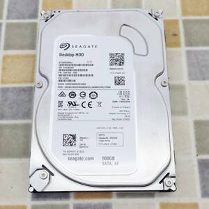 ∨ 500GB｜内蔵型 3.5インチ HDD ハードディスク SATA｜Seagate シーゲート ST500DM002 ｜フォーマット済み ■O6351