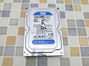 ∨ 500GB｜SATA 内蔵型 3.5インチ ハードディスク HDD｜Western Digital WD5000AAKX ｜フォーマット済み ■N8396