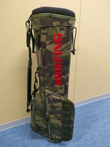 ★新品：未使用★BRIEFING ブリーフィング ゴルフ サンデーバッグ★SUNDAY BAG VORTEX★GREEN CAMO★BRG211G44 キャディバッグ