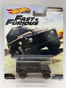 【HW PREMIUM】ホットウィール Land Rover Defender 110 Hard Top ミニカー 新品未開封品 FAST & FURIOUS 3/5 MATTEL マテル