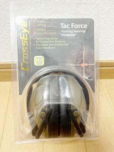 CrossEye Tac Force 21NRR 折り畳み式　防音　イヤーマフ　日本語表記無し　詳細不明　新品　未使用　7個まとめ売り