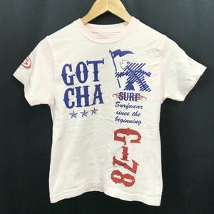 ガッチャ/GOTCHA★G-78/半袖Ｔシャツ【XS-34/薄ピンク/light pink】Tops/Shirts◆BH632