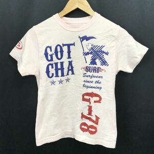  Gotcha /GOTCHA*G-78/ короткий рукав футболка [XS-34/ незначительный розовый /light pink]Tops/Shirts*BH632
