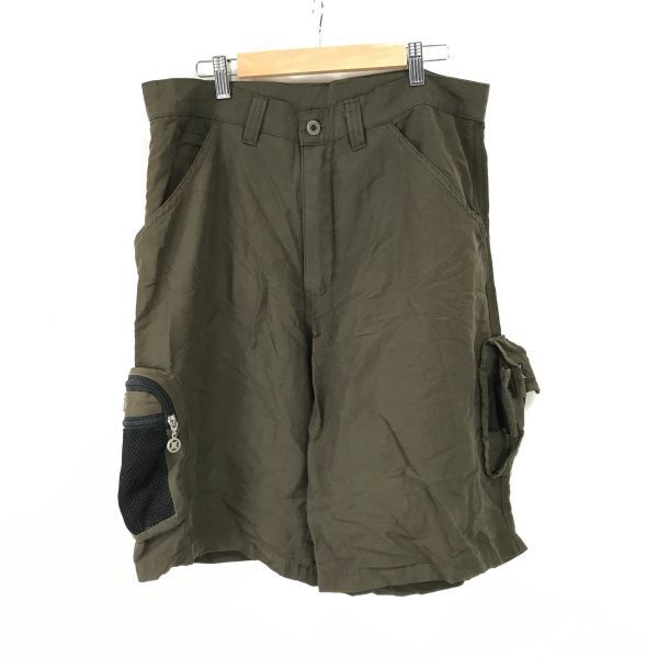 HURLEY X/ハーレー★ポケット注目!ショートパンツ【メンズL程度/カーキ/khaki】Pants/Trouser◆BH638