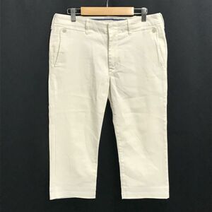 BEAUTY & YOUTH/ユナイテッドアローズ★ひざ下丈/ハーフパンツ【メンズM/アイボリー/ivory】クロップド/アンクル/7分丈/Trouser◆BH655