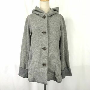 SCAPA/ Scapa * with a hood . coat [ lady's 40/L degree /gray/ gray ] look made / blouson / outer /Coat/Jacket/Jumper*pBH669