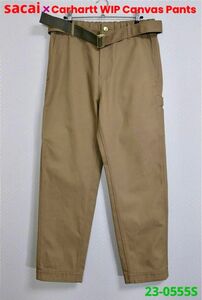 sacai サカイ × Carhartt WIP Canvas Pants 1