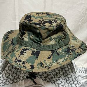 米軍実物 新品未使用 USMC ブーニーハット MEDIUM ウッドランドマーパット WOODLAND MARPAT HAT アメリカ海兵隊 カモフラージュ 迷彩の画像2