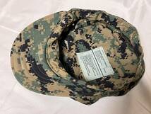 米軍実物 新品未使用 USMC ギャリソン キャップ MEDIUM ウッドランドマーパット CAP WOODLAND MARPAT アメリカ海兵隊 カモフラージュ 迷彩 _画像7