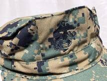 米軍実物 新品未使用 USMC ギャリソン キャップ MEDIUM ウッドランドマーパット CAP WOODLAND MARPAT アメリカ海兵隊 カモフラージュ 迷彩 _画像5