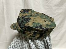 米軍実物 新品未使用 USMC ギャリソン キャップ MEDIUM ウッドランドマーパット CAP WOODLAND MARPAT アメリカ海兵隊 カモフラージュ 迷彩 _画像4