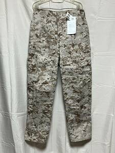 米軍 実物 新品未使用 M-R デザートマーパット BDU パンツ アメリカ海兵隊 カーゴパンツ デッドストック マーパット迷彩 砂漠迷彩 白タグ付