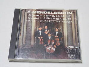 ★F. Mendelssohn, Giovane Quartetto Italiano ・ Quartet In E Minor, Op.44, N.2 - Quartet In E Flat Major, Op.12★