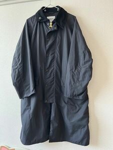 バブアー Barbour 21SS BURGHLEY ステンカラーコート38 黒