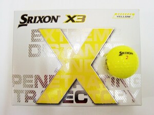 スリクソン X3 （イエロー） 2022年モデル SNX3YEL 1ダース