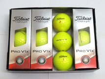 新品★タイトリスト★プロ PRO V1x ボール★2023★ローナンバー【1・2・3・4】★イエロー★日本正規品★1箱★12球_画像2