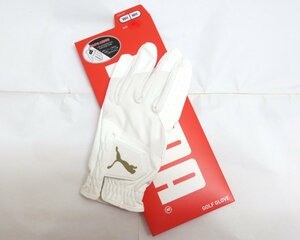  новый товар * Puma *PUMA*042000 вход Golf перчатка *[02] белый / белый *25cm *1 листов *.. пачка 