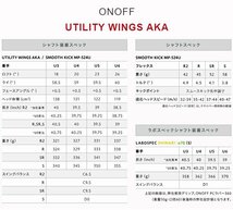 新品★ダイワ★オノフ ONOFF★ユーティリティ ウィングス アカ★UTILITY WINGS AKA★赤★2024★U5 23°★SR★SMOOTH KICK MP-524U★正規品_画像10