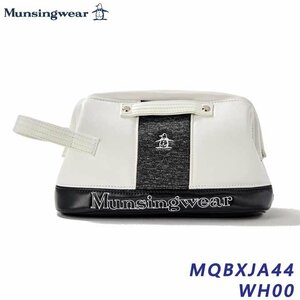 新品★マンシング★Munsingwear★MQBXJA44 カートポーチ★ラウンドバッグ★マグネット開閉★2024★【WH00】ホワイト