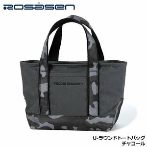 新品★ロサーセン★Rosasen★046-81202 ミニトートバッグ★ラウンドバッグ★カートポーチ★迷彩柄★2024★【018】チャコール