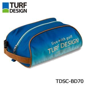 新品★ターフデザイン★TURF DESIGN★TDSC-BD70 シューズケース★グラデーション★【BL】ブルー