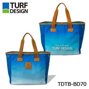 新品★ターフデザイン★TURF DESIGN★TDTB-BD70 トートバッグ★ボストン★グラデーション★【BL】ブルー