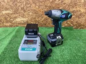 △ E154 インパクトドライバ RYOBI リョービ BID-140 14.4V 中古品