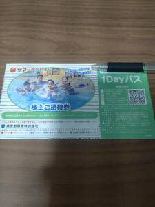 即決 東京都競馬 株主優待 東京サマーランド 1Dayパス 株主招待 有効期限2024/10/14 送料63円