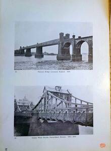  f20240410014〇世界橋梁写真集 Runcorn Bridge イギリス Grosse Weser Bridge ドイツ 大正１５年〇和本古書古文書