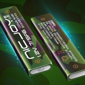 新品♪ 送料無料♪ NICJOY ガム電池 ニッケル水素充電池 バッテリー CDプレーヤー MDプレーヤー 用 NH-14WM HHF-AZ201S HHF-AZ01 互換品の画像5