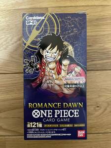 【1円スタート】ワンピースカードゲーム ロマンスドーン テープカット 1BOX そのまま ONE PIECE ROMANCE DAWN ワンピース 