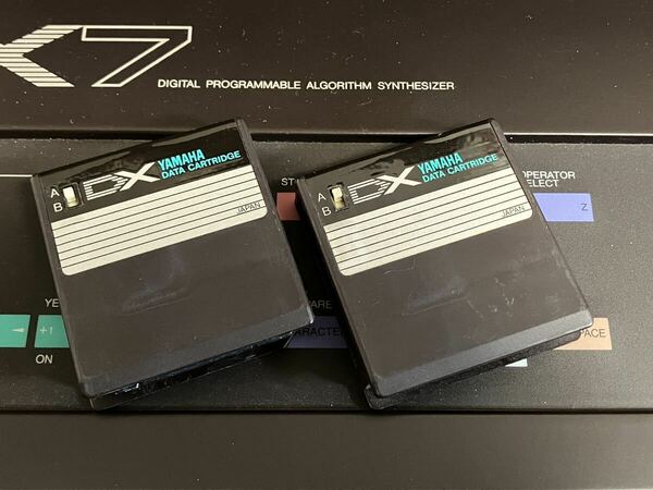 【即決・送料込み】YAMAHA DX7 VOICE ROM 1、2 セット ヤマハ　Cartridge 001