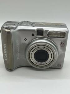 No.102 1円〜Canon PowerShot A530コンパクトデジタルカメラ キャノン シルバー 