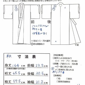 着物cocon★紬 単衣 身丈164 裄 65.5 正絹  ベージュ・ピンク系 帯・小物別売り【4-10-3K-1453-j】の画像10