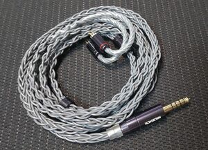 NICEHCK GreyCloud イヤホンケーブル　2pin. 4.4mm