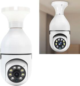 防犯カメラ リモコン 簡単設定 ホームカメラ 電球　LED　ランプ型 2