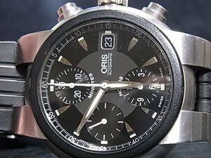 _k_cg_ad ORIS Oris TT1 хронограф Date 7521 самозаводящиеся часы [ б/у ] прекрасный товар 