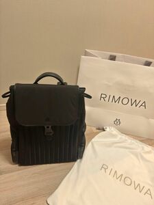 新品未使用　定価22万　Rimowa リモワ　リュック　バックパック レザー 黒 バッグ ナイロン ビジネスバッグ