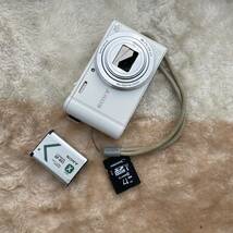 SONY ソニー Cyber-shot サイバーショット DSC-WX350 コンパクトデジタルカメラ バッテリー付属中古_画像2