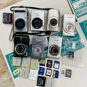 CANON IXY 180 IXY IXY 30S IXY 910IS Casio EXLIM PowerShot A1400 Digital Camera 7台 まとめ買いセット 中古品の画像6