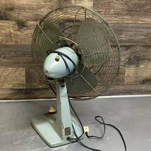 DELUXEFAN Fuji denki 扇風機 FTC4060E 3枚羽根 ELECTRIC FAN DELUXE 40 CM 家電 昭和レトロ アンティーク ヴィンテージ Vintage現状品中古_画像5