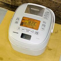 中古品 東芝 真空圧力IH炊飯器 RC-109VSS 5.5合炊き ジャンク品_画像1