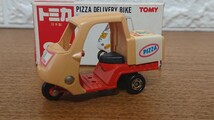 トミカ ミニカー 赤箱 日本製 82 ピザ宅配 バイク PIZZA DELIVERY BIKE トミー TOMY _画像7