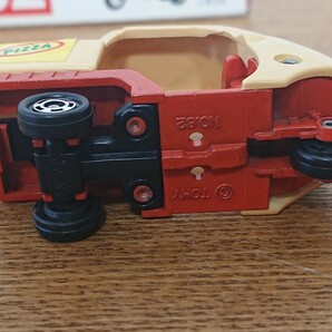 トミカ ミニカー 赤箱 日本製 82 ピザ宅配 バイク PIZZA DELIVERY BIKE トミー TOMY の画像6