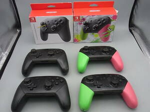 GA38-8/Switch Nintendo Switch Pro controller 6 point together s pra toe n2 edition 3 point * black 3 point nintendo Junk 